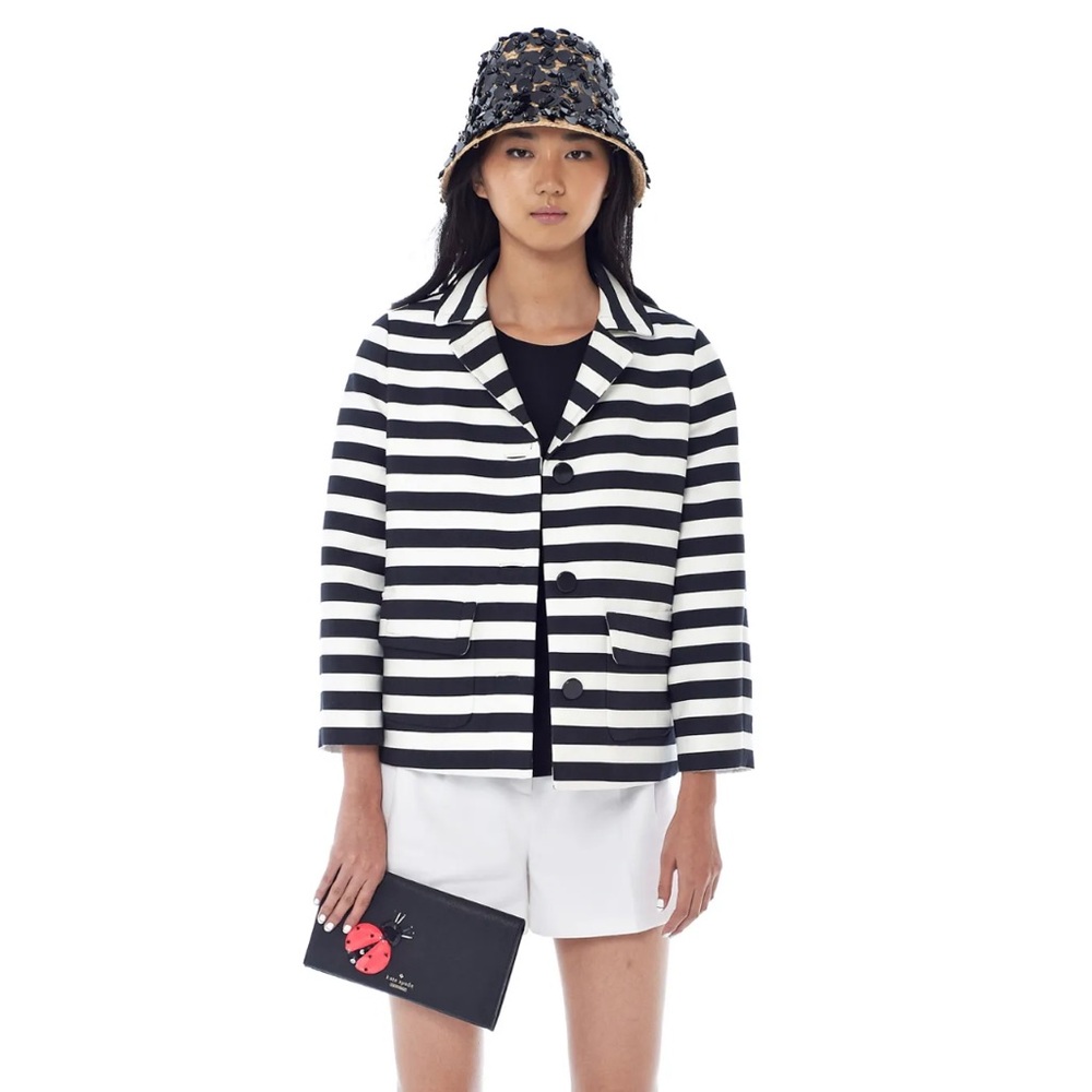 Kate Spade ♠️ Kate Spade New York Fancy Meeting You Landon Jacket- Size 4
